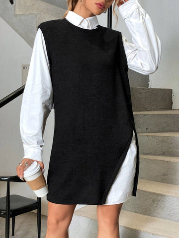 EZwear Two Tone 2 In 1Dress