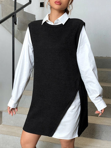 EZwear Two Tone 2 In 1Dress