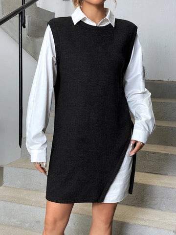 EZwear Two Tone 2 In 1Dress