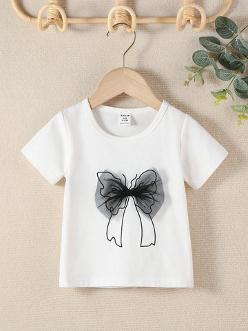 Baby Bow Print Tee