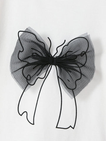 Baby Bow Print Tee