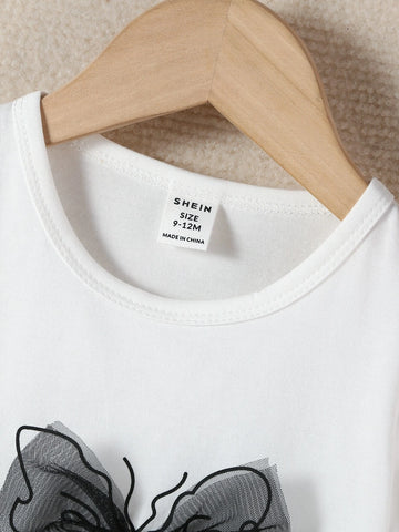 Baby Bow Print Tee