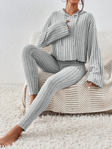 Unity Drop Shoulder Drawstring Hoodie & Leggings