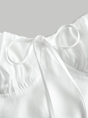 MOD Ruched Bust Cami Top & Skirt