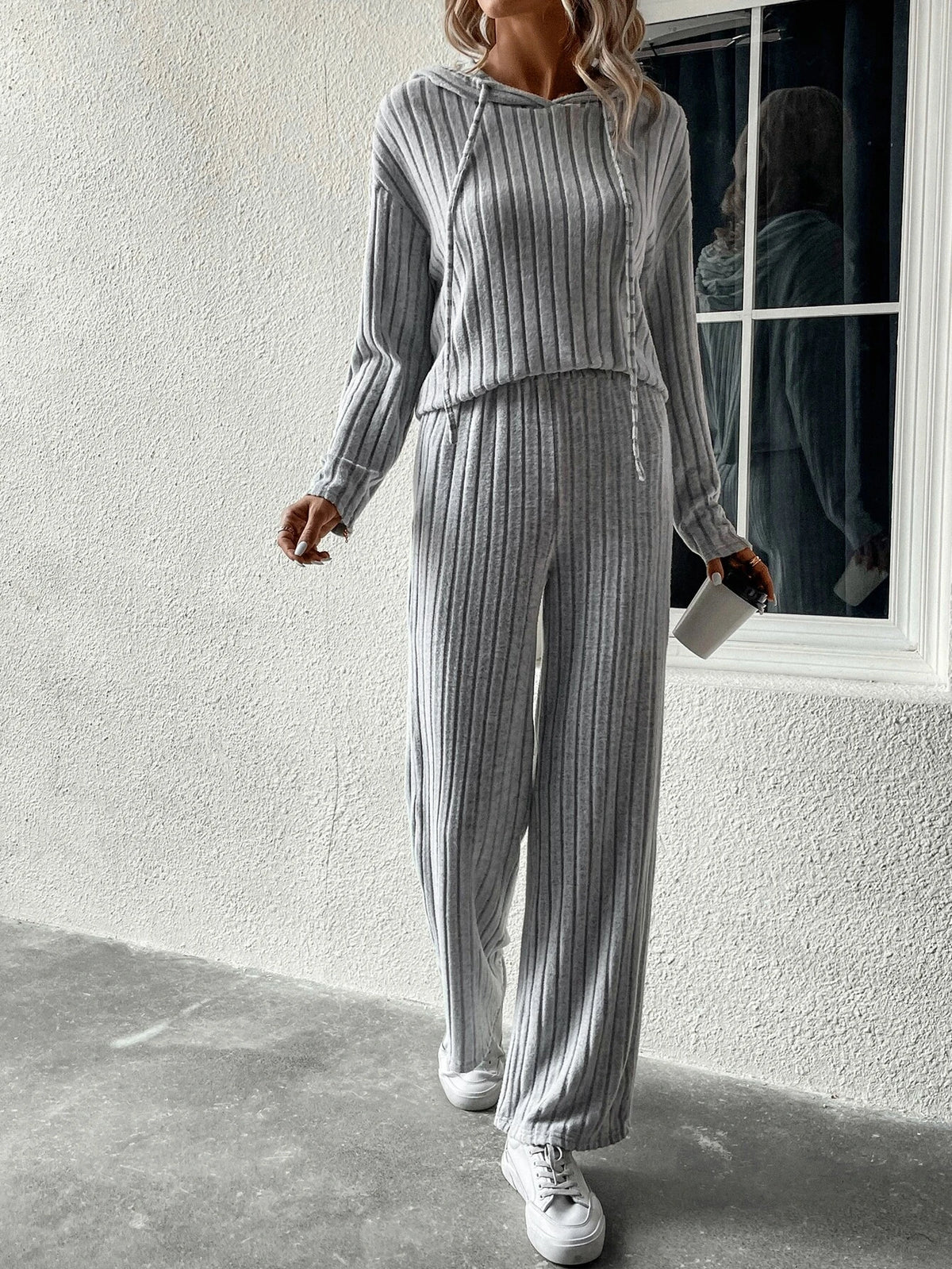 Unity Drop Shoulder Hoodie & Flare Leg Pants