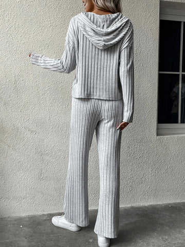 Unity Drop Shoulder Hoodie & Flare Leg Pants