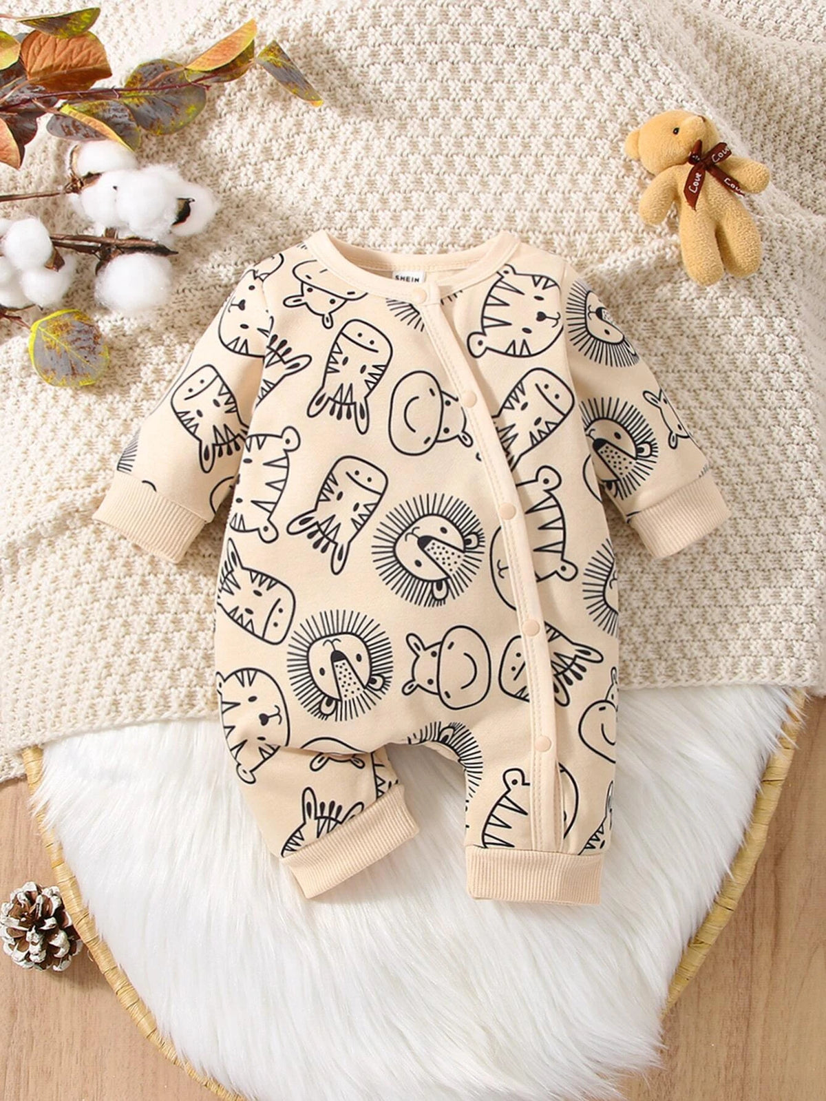 Baby Cartoon Graphic Jumpsuit