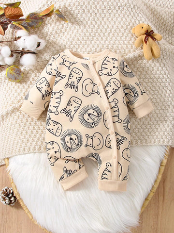 Baby Cartoon Graphic Jumpsuit