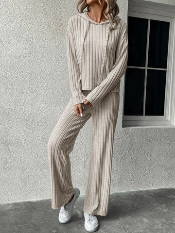 Unity Drop Shoulder Hoodie & Flare Leg Pants