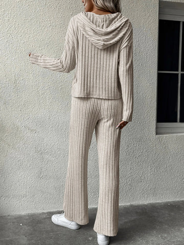 Unity Drop Shoulder Hoodie & Flare Leg Pants