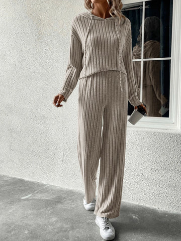 Unity Drop Shoulder Hoodie & Flare Leg Pants