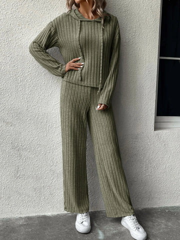 Unity Drop Shoulder Hoodie & Flare Leg Pants