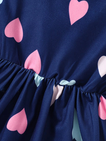 Baby Heart Print Dress
