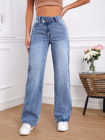 Tall Cat Whisker Straight Leg Jeans