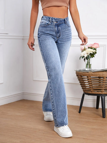Tall Cat Whisker Straight Leg Jeans