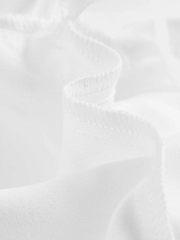 MOD Sweetheart Neck Puff Sleeve Shirred Back Blouse