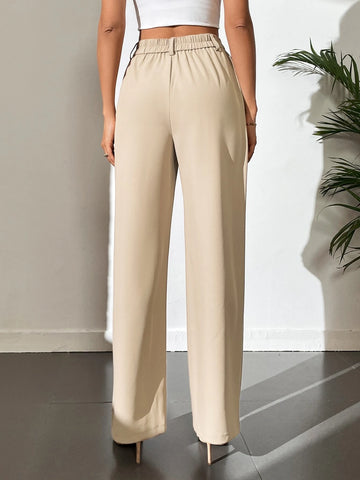 Tall High Waist Zip Fly Pants