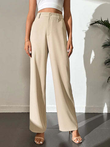 Tall High Waist Zip Fly Pants