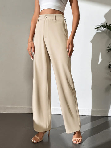 Tall High Waist Zip Fly Pants