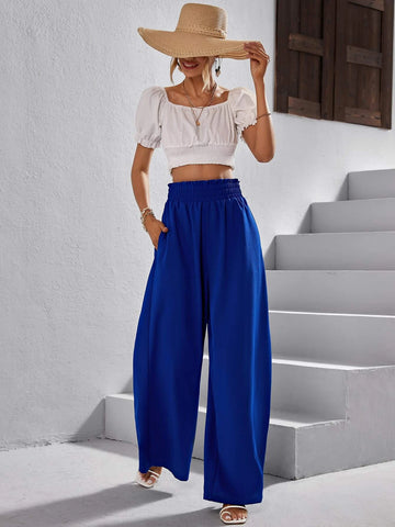 High Waist Wide Leg Pants