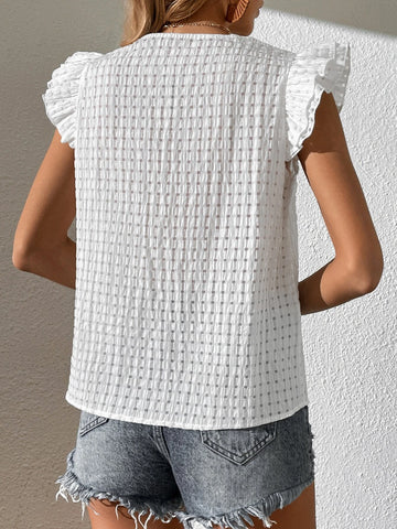 VCAY Butterfly Sleeve Blouse