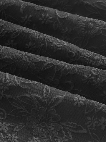 MOD Jacquard Lace Up Front Flare Skirt