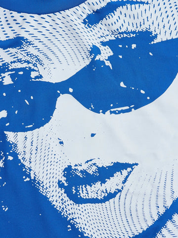 Figure Graphic Crop Tee