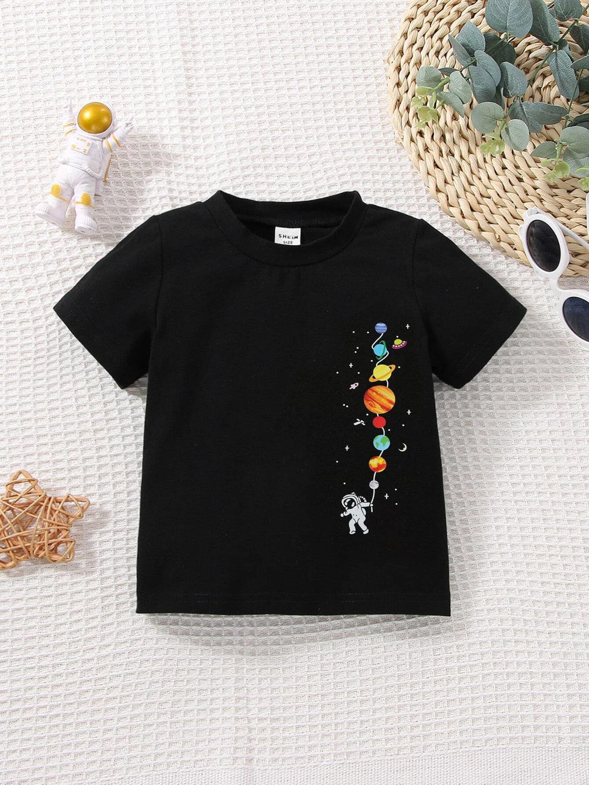 Baby Planet & Astronaut Print Tee