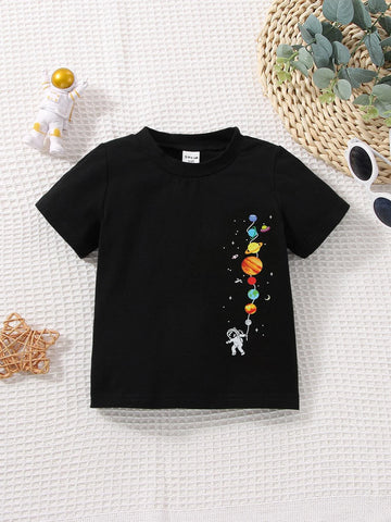 Baby Planet & Astronaut Print Tee