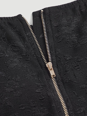 MOD Ruched Bust Lace Up Front Flounce Sleeve Blouse