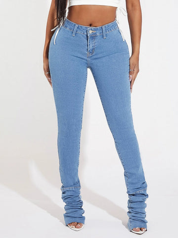 SXY Ruched Skinny Jeans