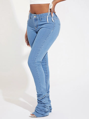 SXY Ruched Skinny Jeans