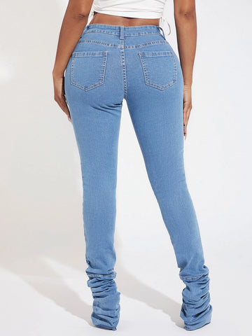 SXY Ruched Skinny Jeans
