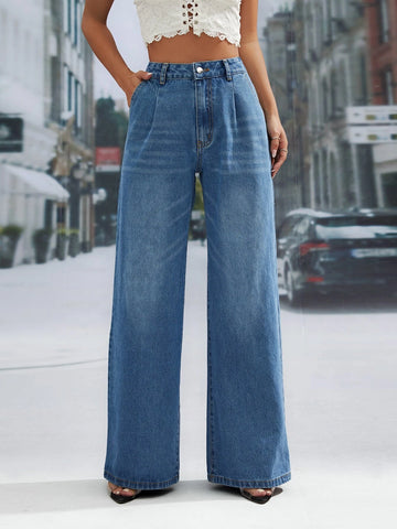 Cat Whisker Wide Leg Jeans