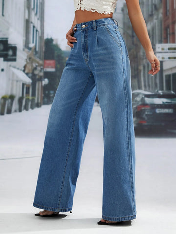 Cat Whisker Wide Leg Jeans