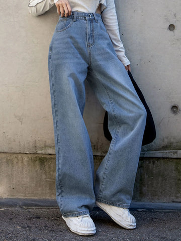 DAZY High Waist Wide Leg Jeans