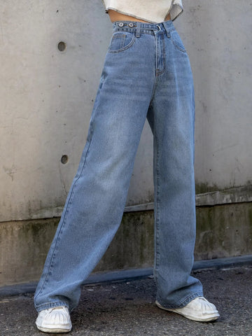 DAZY High Waist Wide Leg Jeans