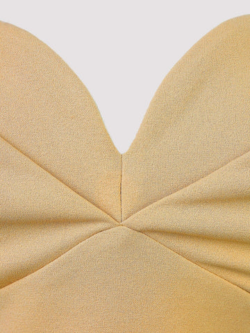 BAE Solid Tube Top & Ruffle Hem Skirt