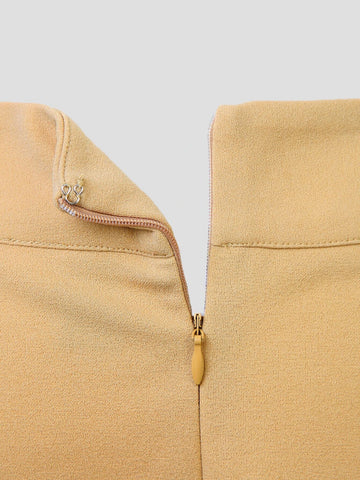 BAE Solid Tube Top & Ruffle Hem Skirt