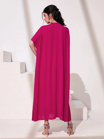 Solid Cami Dress & Open Front Coat