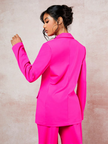 BAE Lapel Neck Flap Detail Blazer & Shorts