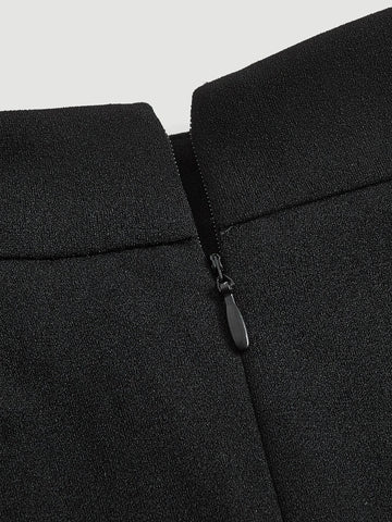 MOD Ruched Halter Top & Flare Skirt