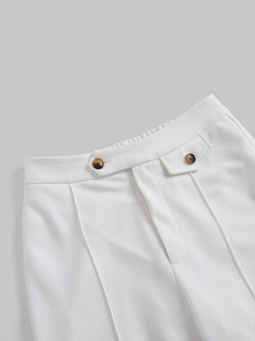 MOD High Waist Seam Detail Straight Leg Pants