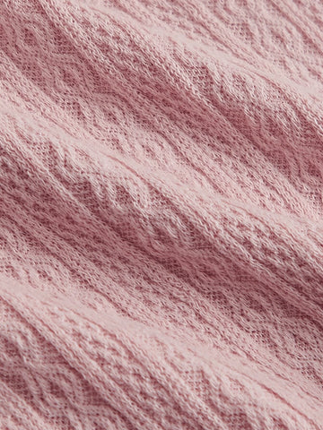 MOD Contrast Lace Knot Front Crop Tee