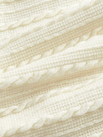 Knot Front Lace Trim Puff Sleeve Crop Tee