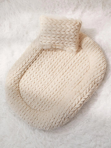 Newborn Photography Solid Pillow & Mattress