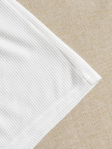 EZwear Half Button Crop Tank Top & Drawstring Waist Shorts