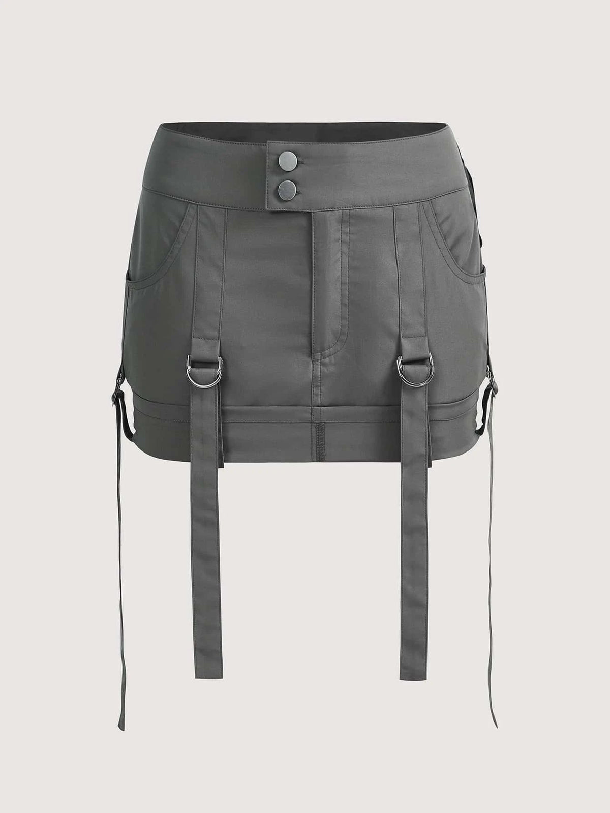 ICON Flap Pocket Buckle Detail Skirt