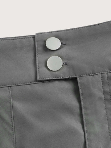 ICON Flap Pocket Buckle Detail Skirt