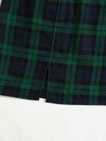 EZwear Plaid Print Tube Top & Skirt